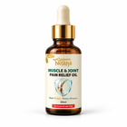 Qadeem Nuskha Muscle and Joint Pain Relief Oil, one 30 ml bottle on white