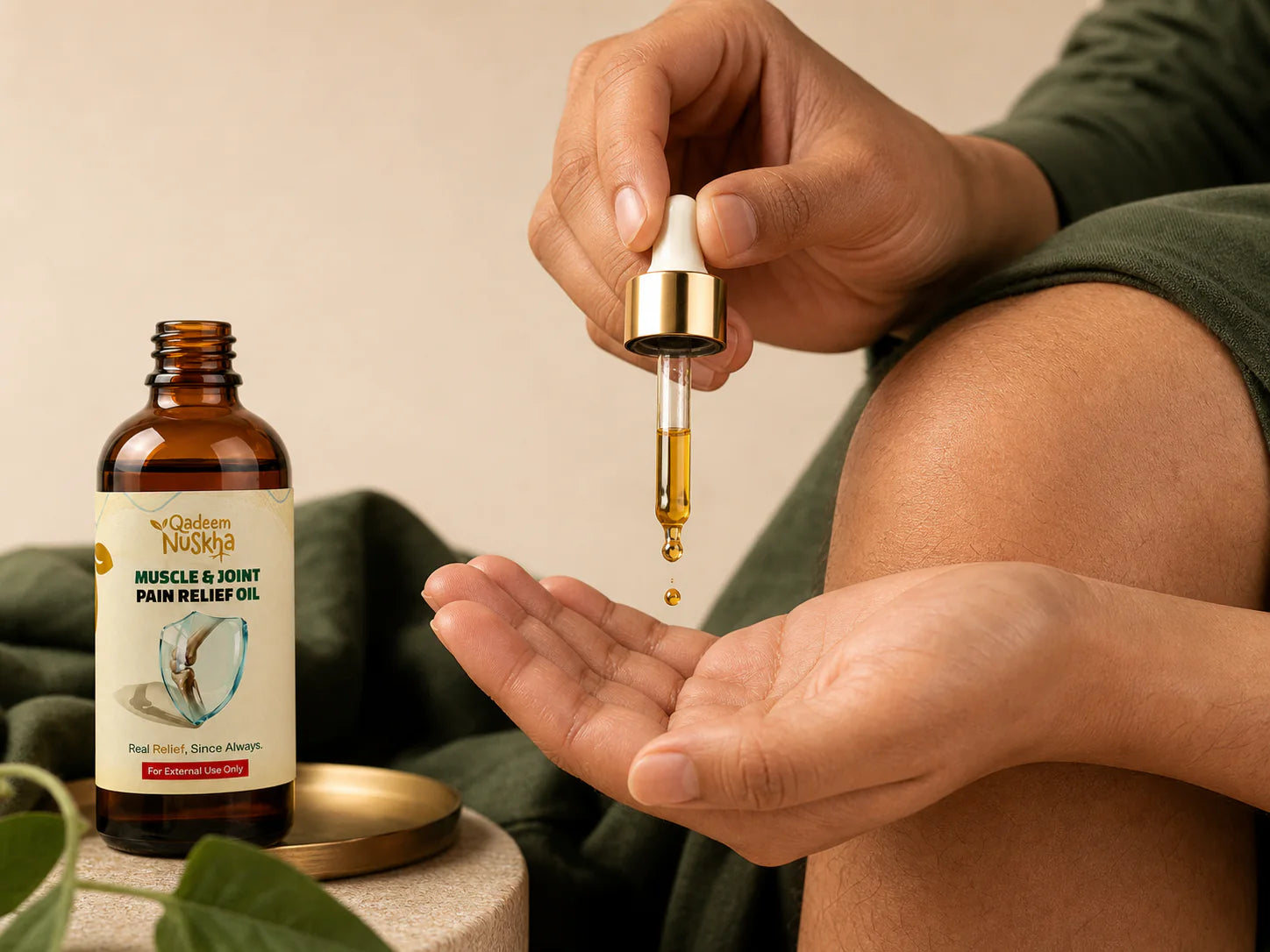 How to use Qadeem Nuskha pain relief oil